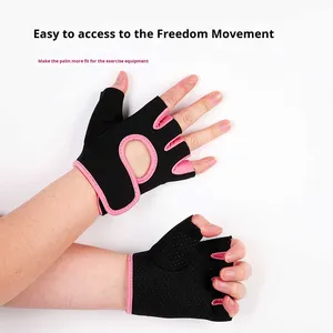 Gants de fitness en néoprène pour musculation, entraînement sportif et gym, à doigts ouverts, vente en gros - Product Image 4