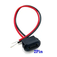 2P/4P/6P USB Typ-C Anschlussbuchse Weiblich Typ-C Mit Kartensperre 3A Hochstrom Schnellladebuchse Ladeanschluss Steckdose