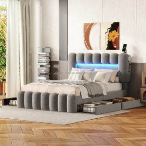 <span class=keywords><strong>Letto</strong></span> imbottito 140x200 <span class=keywords><strong>letto</strong></span> imbottito, <span class=keywords><strong>letto</strong></span> imbottito con 4 cassetti - Product Image 2