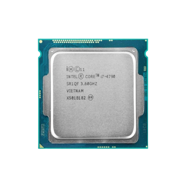 Core I7-4790 4 Cores 8 Threads 3.60GHz Base 4.00GHz Turbo LGA 1150 8MB Cache 84W TDP Desktop 64-Bit Virtualization