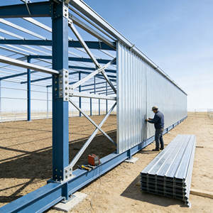 Edificio Prefabricado para Granja, Establos para Ganado, Construcción Metálica para Ganado, Cobertizo para Animales - Product Image 3