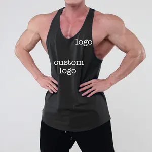 Mens Sport Wear Workout Clothes Fitness Custom Tank Top Men Gym Activewear Men's Vests