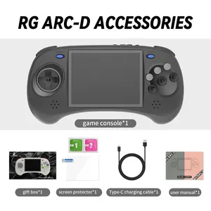 ANBERNIC RG ARC-S ARC-D Handheld Game Console 4 Inch IPS Android 11 Linux Retro Video Player Support Wired Handle WIFI BT.