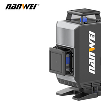 NANWEI Niveau laser professionnel à auto-nivellement 16 lignes 4D Fil 360 degrés Haute précision Outils industriels d'extérieur Batterie