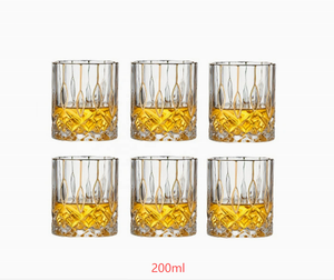 Nouveau Bestseller 2026 : Ensemble Carafe à Whisky en Cristal à Bord Doré 750 ml avec 6 Verres, Logo Personnalisable, Vente Directe Usine pour Bar et Maison - Product Image 3