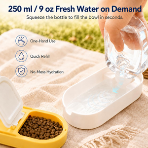 Bouteille d'eau portable pour chien, nouveau design, vente en gros, gamelle d'extérieur pour chat, gamelles de voyage pour animaux, produits pour animaux de compagnie - Product Image 4