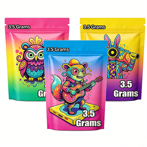 Bolsa de Mylar con Cierre Hermético, Diseño Único Personalizado al por Mayor, Reciclable, a Prueba de Olores, Impresión por Serigrafía para Envasado de Alimentos - Product Image 2