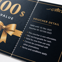 Impression personnalisée professionnelle, papier d'art de haute qualité, livre de bons cadeaux, coupon, livret de bons de réduction pour le marketing d'entreprise