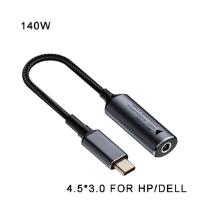 Pd 140W DC เป็น Type-C Converter 5V/9V/<span class=keywords><strong>20V</strong></span> 7.4x5.0mm 7.4x0.6mm อะแดปเตอร์แปลงไฟสำหรับโทรศัพท์มือถือ HP DELL Samsung PC - Product Image 4