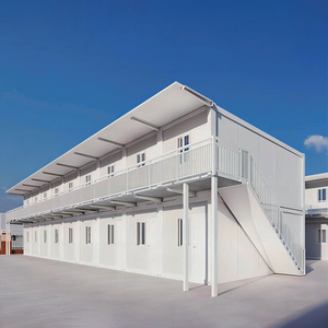 Maison conteneur détachable, hôtel portable, maison préfabriquée modulaire, appartement, dortoir du personnel, chantier de construction, villa, maison mobile - Product Image 3