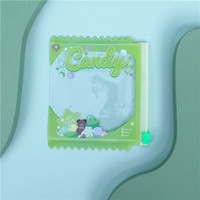 Impression personnalisée de votre logo, sac à bonbons en PVC transparent, porte-clés, étui de protection transparent en PVC avec fermeture éclair pour porte-badge, porte-carte photo