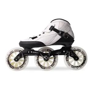 Logo Anpassung Cooles Design Inline Rollschuhe Pu Upper Inline Speed Skate Stiefel