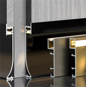 Battiscopa in Lega di Alluminio LED con Illuminazione Intelligente Incassata e Montata in Superficie - Product Image 4