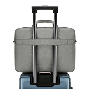 Sac à bandoulière pour ordinateur portable 15,6 pouces en polyester imperméable, mallette professionnelle fine et décontractée pour hommes et femmes - Product Image 6