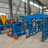 Machine à fabriquer des pavés et blocs de pavage mobiles à faible consommation, équipement de fabrication de blocs creux, 220V/380V, norme américaine