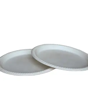 一次性餐盘餐厅11英寸玉米淀粉可生物降解食品盘圆盘盘出售