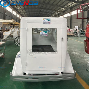 Nuova Carrozza Funebre Elettrica Classica Bianca 2024, Veicolo per Trasporto Feretri, <span class=keywords><strong>Auto</strong></span> Funebre Vintage Bianco Puro in Vendita - Product Image 5