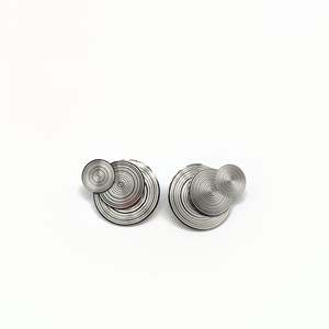 <b>Stud</b> <b>Earrings</b> 316L Stainless Steel PVD Gold Plating Fashion Jewelry For Women - Product Image 1