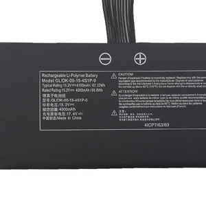 Batterie d'ordinateur portable de remplacement en gros GLIDK-00-15-4S1P-0 60.8Wh 15.2V 4000mAh pour Inter Nuc x15 KC57 - Product Image 2