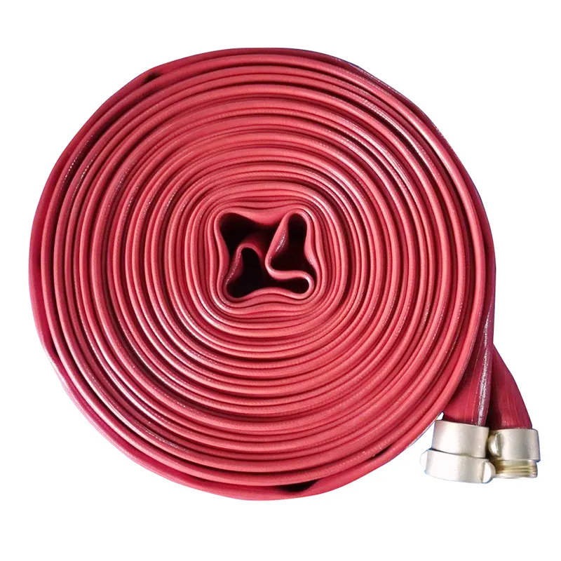 4 Inch Water Pipe Flat Lay Reel Pipe PVC Rubber Canvas Fire Hoses with Hydrant Sprinkler Valve