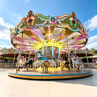 Manège pour enfants, équipement de parc d'attractions, manège à chevaux