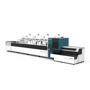 auto feeding laser metals cutting machine for carbon steel stainless steel square and round pipe