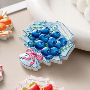 Bouquet di fiori in resina all'ingrosso dalla fabbrica, adesivi magnetici per frigorifero, cibo e giochi, curiosi e interessanti, aree panoramiche - Product Image 3