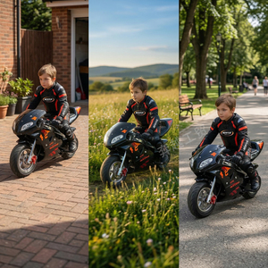 Mini moto de course tout-terrain à essence <span class=keywords><strong>2</strong></span> temps 49cc à performance stable pour enfants - Product Image 4
