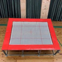 Nuevo equipo de trampolín de salto de interior profesional personalizado, equipo de ejercicio de salto de trampolín de Fitness para niños y adultos