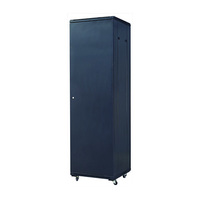 Armoire réseau noire de haute qualité, meuble de Center de données posé au sol, support de serveur à cadre ouvert de 19 pouces