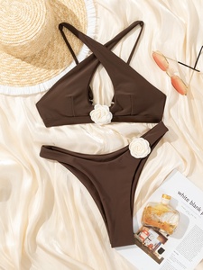 Nuovo <span class=keywords><strong>Bikini</strong></span> Sexy da <span class=keywords><strong>ragazza</strong></span> Sexy <span class=keywords><strong>in</strong></span> costume da bagno coppia costume da bagno 3D floreale da donna - Product Image 4
