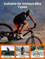 Étui pour traceur GPS Apple AirTag pour vélo avec support de vélo dissimulé et supports de réflecteur pour tige de selle, alimenté par batterie