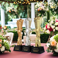 Hengshun personnalisé résine artisanat cérémonie de remise des prix trophée tasses cadeaux souvenirs uniques pour honorer les réalisations
