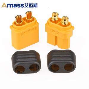 Prise Amass XT60H avec gaine pour modèles réduits d'avions, hélicoptères RC, bateaux et jouets - Product Image 2