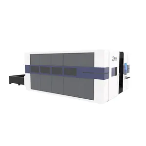 China 1500w-50000w High Cutting Precision Metal Plate Full Cover Carbon Steel Galvanized Sheet Fiber Laser Cutting Machine