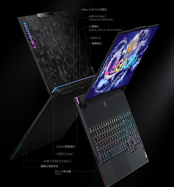 2024 New Arrival  Legion Mini LED Y9000K 14 Generation I9-14900HX/64G/2T/RTX4090 Laptop 3.2k Screen Laptop