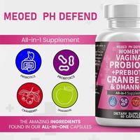 Complément Probiotique Halal pour Femmes OEM, Vitamine C, Comprimés de Canneberge, Capsules Probiotiques à la Canneberge et Vitamines