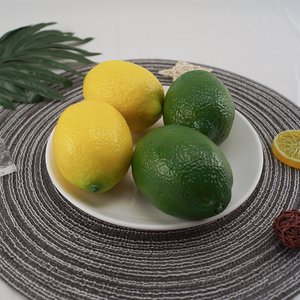 Modelo de Limón Artificial para Decoración Navideña de Ventanas, Fruta Falsa, Limón, Verduras y Frutas Artificiales - Product Image 1