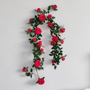Guirnalda <span class=keywords><strong>de</strong></span> Flores Artificiales <span class=keywords><strong>de</strong></span> Seda para Colgar, Decoración para el Hogar, Año Nuevo Chino, Directo <span class=keywords><strong>de</strong></span> Fábrica - Product Image 1