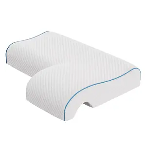 PT Custom Logo Slow Rebound Pressure Couple Pillow Arm Hole Couple Pillow One Arm Couple Pillow For Side Sleepers