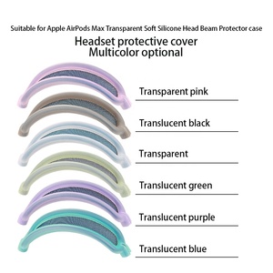 Adecuado para Apple <span class=keywords><strong>Airpods</strong></span> <span class=keywords><strong>Max</strong></span> Headwear Ear Shell Head Beam Head Set Soft Silicone Transparente TPU buds case - Product Image 6