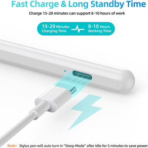 <span class=keywords><strong>ปากกา</strong></span>สไตลัสแม่เหล็กแบบไร้สายสำหรับ Apple Pencil iPad 9รุ่นยอดนิยม - Product Image 4