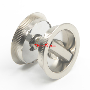 工厂滑动隐藏式木制门钩闩锁隐私口袋门把手锁 - Product Image 5