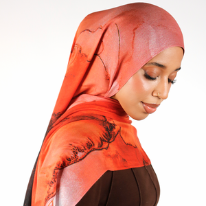 ผ้าคลุมไหล่มุสลิมพิมพ์ลายดอกไม้น้ำหนักเบา2025ผ้าโพกหัวระบายอากาศได้ดีเหมาะสำหรับเดินทางทุกฤดูกาล - Product Image 5