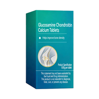 Tabletas de Glucosamina, Condroitina y Calcio Changxing OEM de 0.85g para Personas Mayores, 32.5g de Glucosamina HCl por 100g