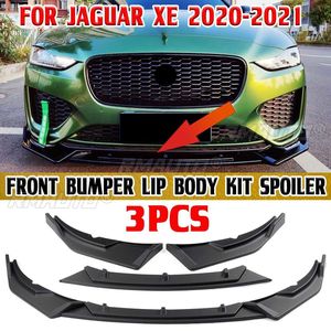 ชุดแต่งกันชนหน้ารถยนต์คุณภาพสูง 3 ชิ้น สำหรับ Jaguar XE 2020-2021 สปอยเลอร์ ดีเฟล็คเตอร์ ครีบกันกระแทก ฝาครอบป้องกัน - Product Image 1