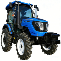 Tracteur agricole 4x4 à transmission par engrenages, 80 CV, pour terres agricoles, rizières, zones humides et pentes raides