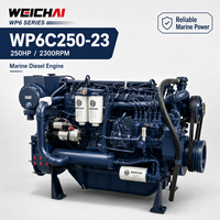 Prix d'usine SCDC WEICHAI Série WP6 168 kW 250 ch 2230 tr/min Moteur marin WP6C250-23 pour bateau de pêche