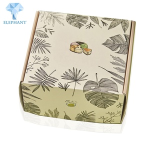 Custom <b>Small</b> Biodegradable Paper Sushi <b>Container</b> Boxes Cardboard Food Packaging Box - Product Image 2
