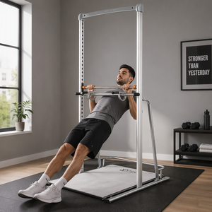 Station d'entraînement multifonctionnelle compacte avec barre de traction et support pour dips – Cadre d'entraînement de force pour la maison - Product Image 4